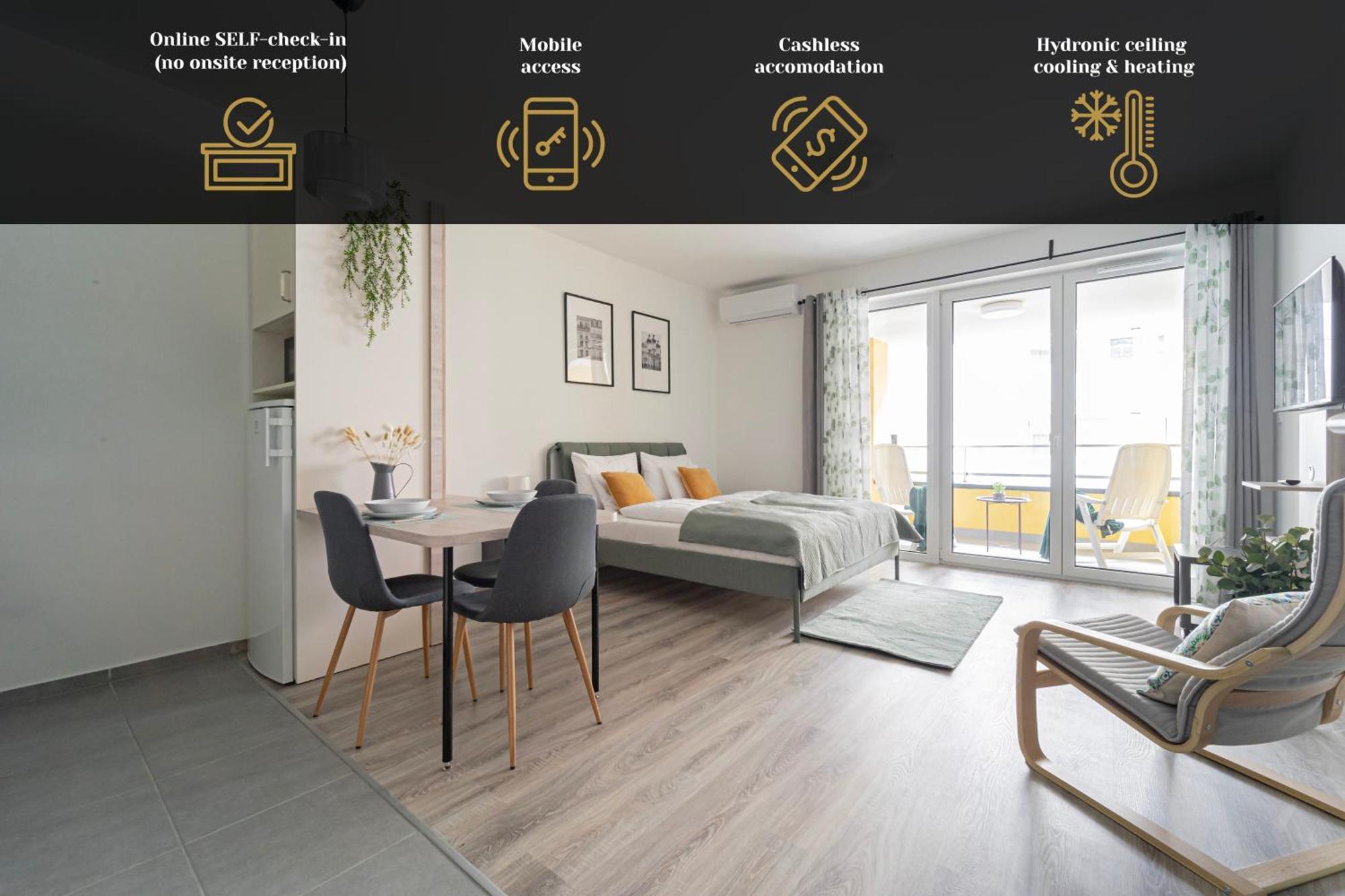 Westside Garden Apartments By Urbanrent Budapest Extérieur photo
